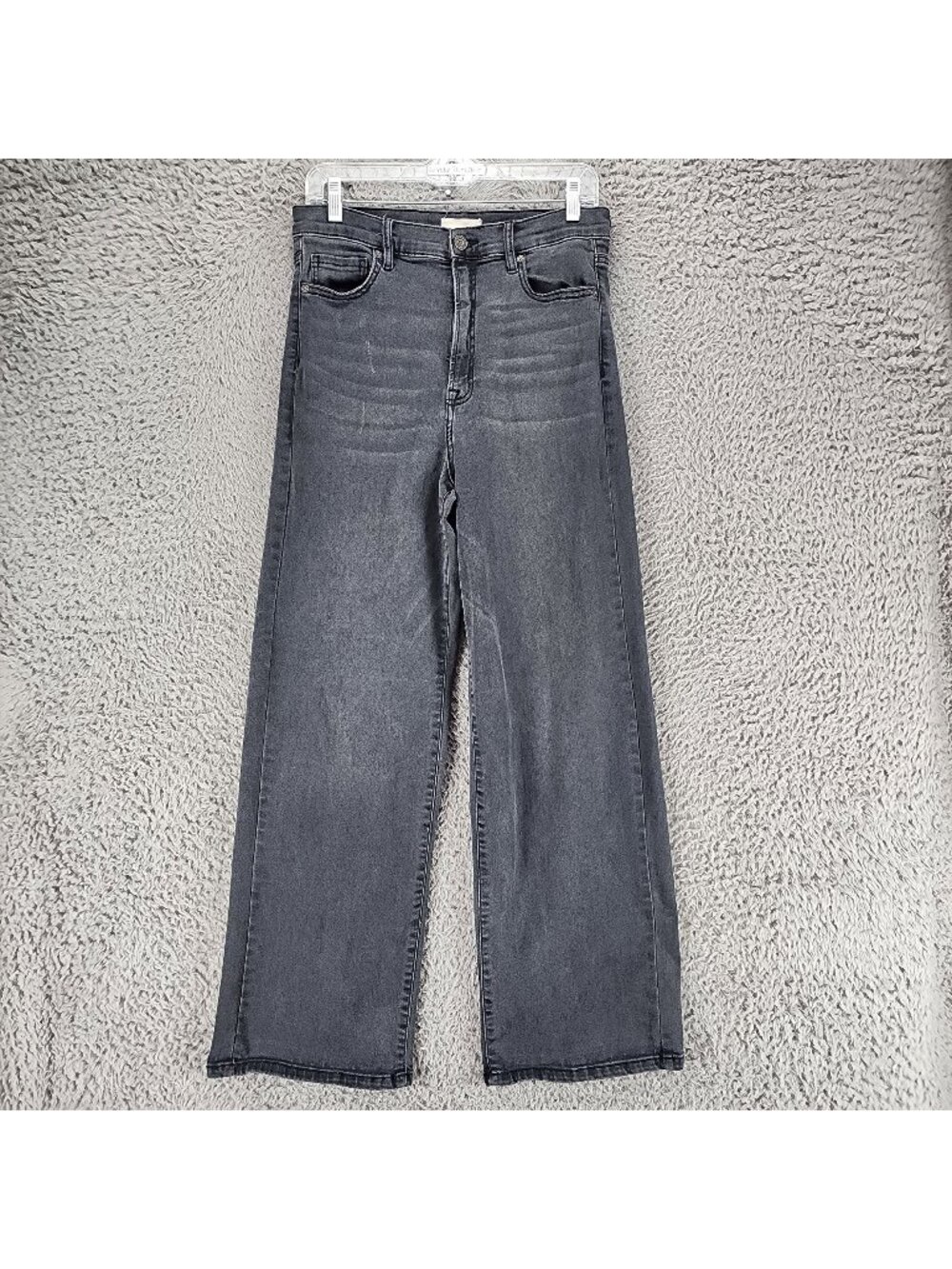 Altar'd State Jeans Womens 30 Gray Stretch Denim Wide Leg